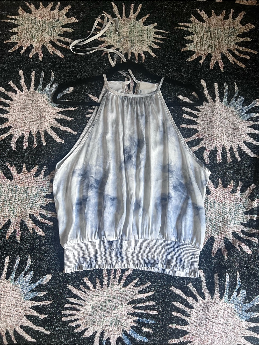 Cinched Waist Strappy Blouse
